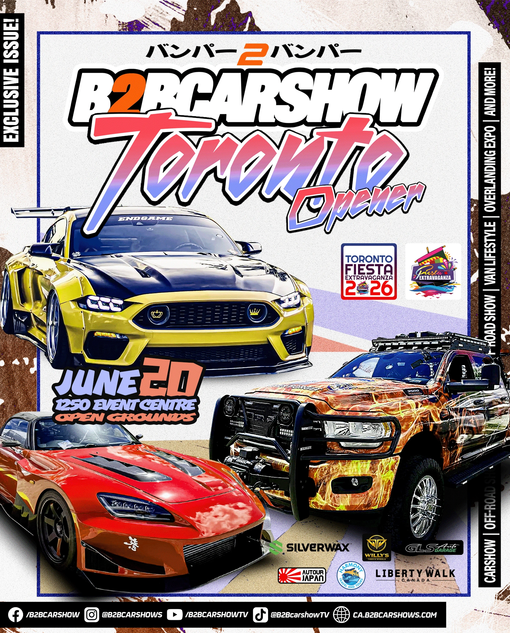 Toronto Opener: B2BCARSHOW & Off-Road Show