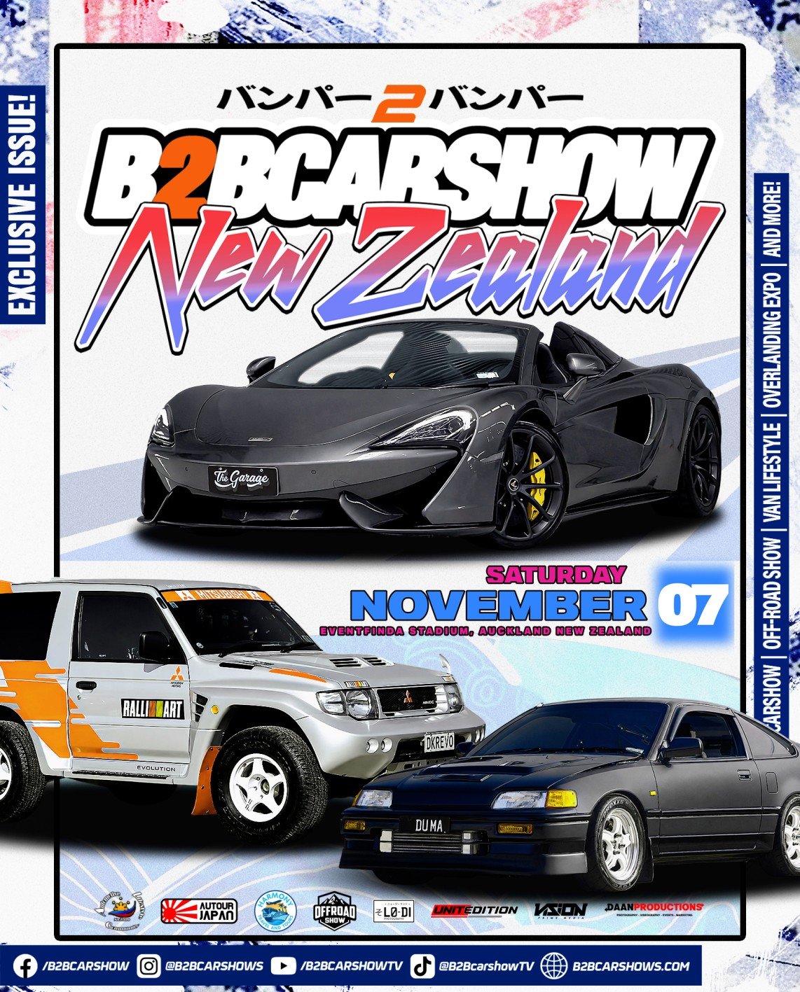 AUCKLAND: Bumper 2 Bumper Carshow x Off-Road Show New Zealand