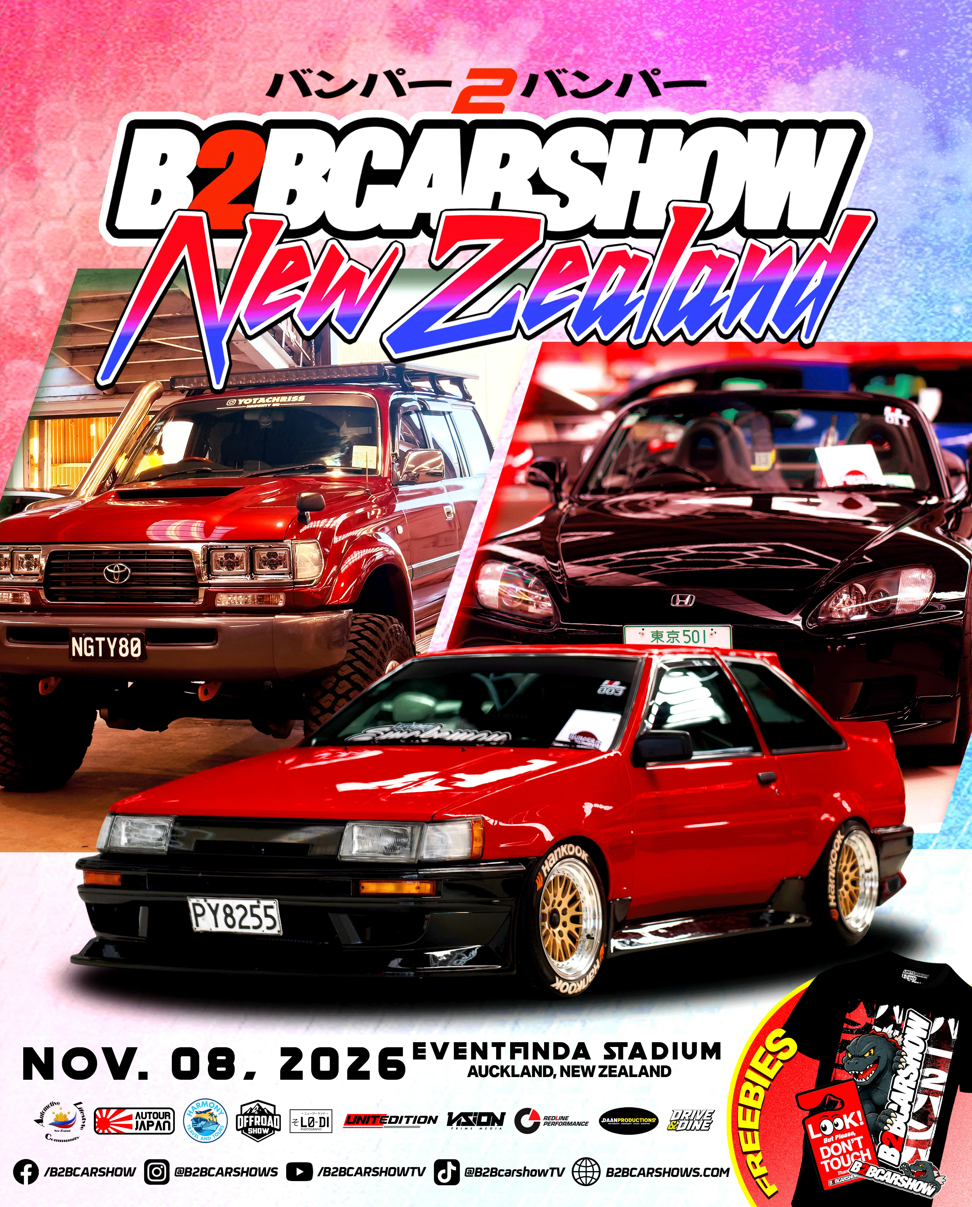 AUCKLAND: Bumper 2 Bumper Carshow x Off-Road Show New Zealand