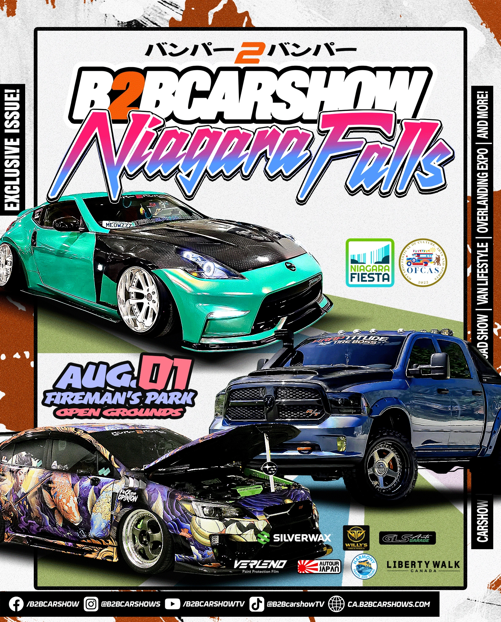Niagara Falls: B2BCARSHOW & Off-Road Show