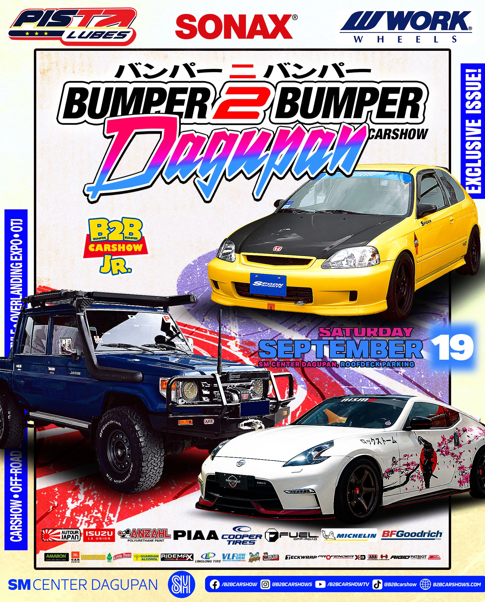 Dagupan: Bumper 2 Bumper Carshow & Off-Road Show Pangasinan